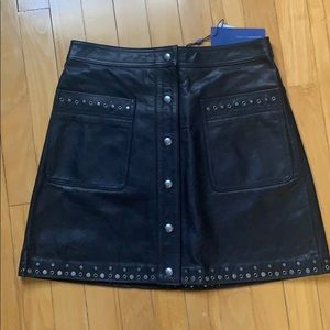 Rebecca Minkoff Leather Skirt